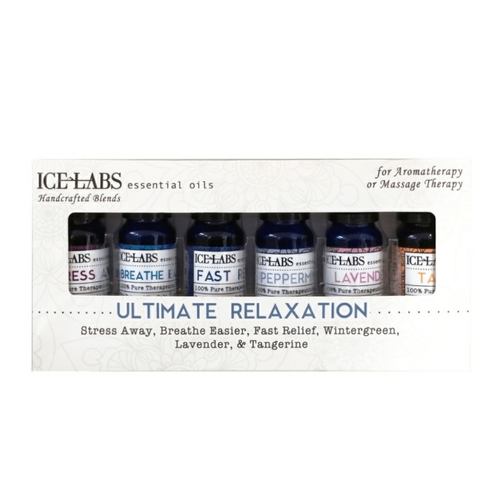 Relaxation Aromatherapy 6 Piece Oils Set
